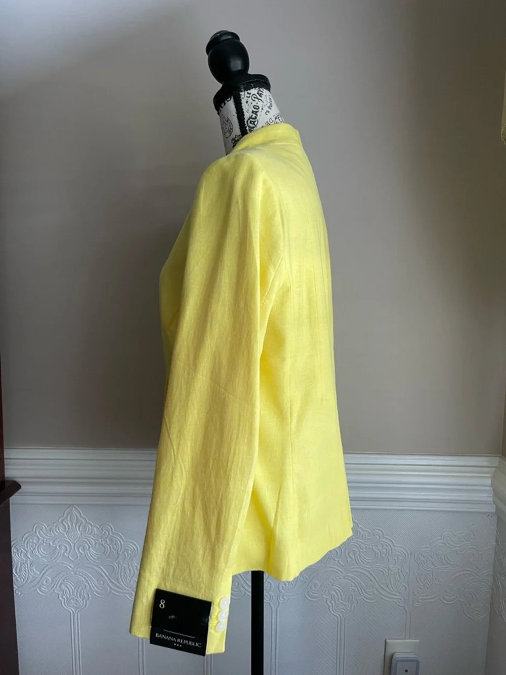 Banana Republic Yellow Blazer NWT - Picture 2 of 6